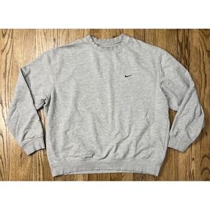 Vintage Y2K Nike Gray Tag Crewneck Sweatshirt Men's Size XL Gray